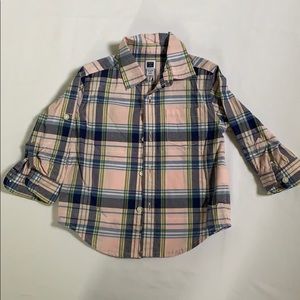 Janie and Jack button front baby boy shirt
